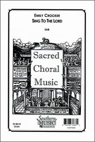 Sing to the Lord SAB choral sheet music cover Thumbnail